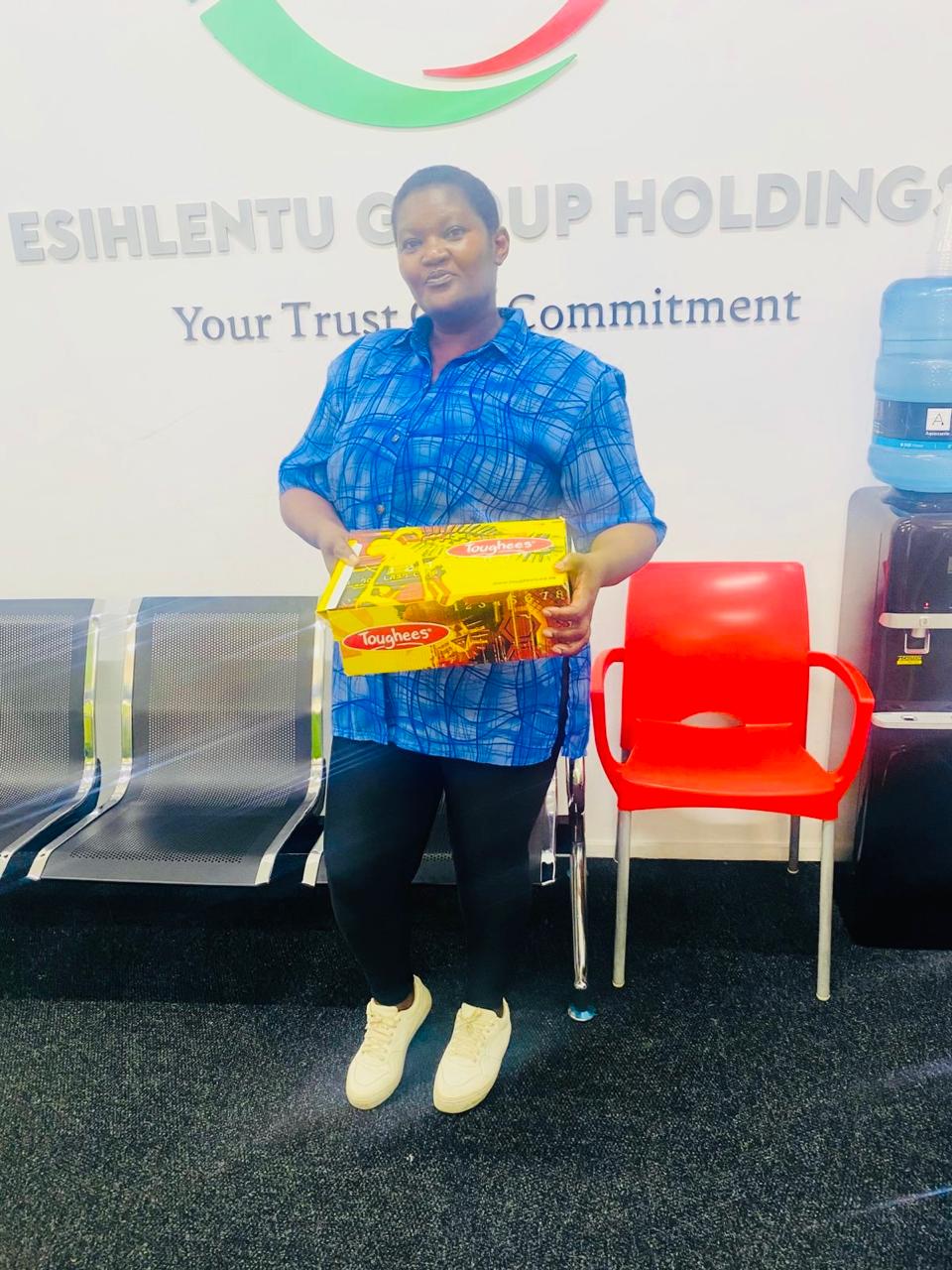 School shoes prepared for community donation